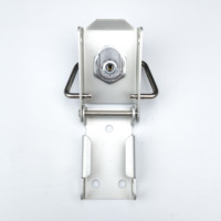 HM3108 goupille de verrouillage en aluminium fermoir de verrouillage pour étui de costume de vol sac à main boîte porte-documents accessoires matériel cadenassable