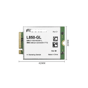 Carte WWAN Fibocom M.2 pour ThinkPad X1 Carbon Gen6 X280 T580 T480s <span class=keywords><strong>L480</strong></span>, module sans fil 4G LTE Cat9 Fibocom L850-GL FRU 01AX792 - Product Image 1