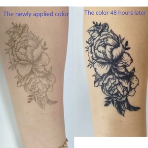 Tatuajes Temporales de Jugo Herbal sin Agua, Diseños Geométricos Modernos, Resistentes al Agua, de Larga Duración, Aplicación Instantánea, Semi-Manuales y Personalizados - Product Image 2