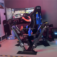Venta de Fábrica: Plataforma de Movimiento 9D de Realidad Virtual 6DOF con 3 Pantallas, Simulador de Conducción F1 3D para Carreras de Coches, Educativo para el Hogar y Centros Comerciales