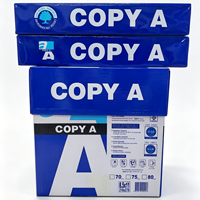 Papier d'impression A4 CopyA 70g/75g/80g 500 feuilles Haute Qualité Personnalisable 100% Pâte de Bois Vierge Blanc Usage Bureau Shandong Chine
