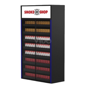 Vetrina Espositiva per Sigarette e Tabacco con LED RGB, Antifurto, con Scaffali a Molla, Direttamente dalla Fabbrica - Product Image 1