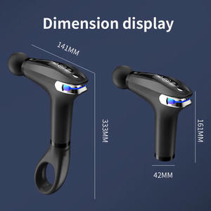 Nouvelles tendances sans fil détachable poignée étendue masseur de dos Percussion Vibration Muscle Relax Fascia pistolet de Massage - Product Image 6