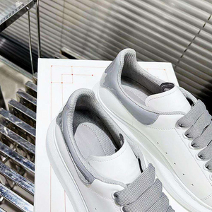 Espadrilles jetables en cuir synthétique <span class=keywords><strong>Alexander</strong></span> McQueen pour femmes, chaussures décontractées, et coton de haute qualité pour hommes – Nouveauté très demandée - Product Image 2