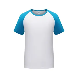 Großhandel Sublimation modale T-Shirts einfache benutzer definierte Druck Polyester Raglan Ärmel T-Shirts