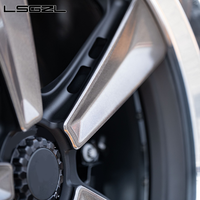 Rines de Aluminio LSGZL Gungrey con Acabado Cromado para Mercedes C8 SF90, Rines Cóncavos de Aleación de 16-26 Pulgadas para Autos de Lujo