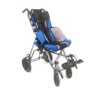 Carretilla para niños discapacitados Cuatriciclo para bebés Silla de ruedas manual para niños discapacitados Portátil y plegable - Product Image 6