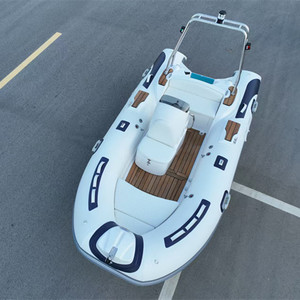 12,8ft Nieuw Model Rib 390 Stijve Romp Glasvezel Opblaasbare Visserij Roeiboot Te Koop - Product Image 3