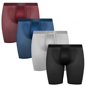 Cinturón elástico personalizado, diseño de tira reflectante a la moda, ropa interior para hombre, ropa interior deportiva fresca de verano, calzoncillos bóxer para hombre - Product Image 2
