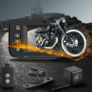 Caméra embarquée pour moto de 2 pouces avec écran IPS, double objectif, enregistreur vidéo avant et arrière, caméra d'<span class=keywords><strong>action</strong></span> sportive IP67 pour toutes les motos - Product Image 4