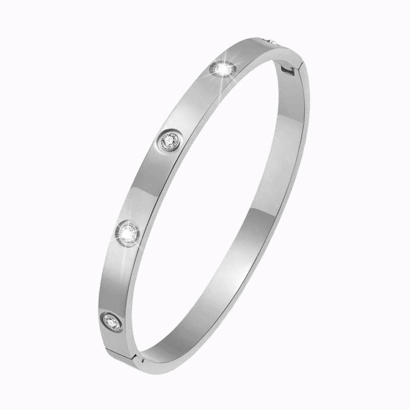 Sz-666 argent dix diamants