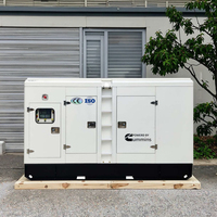 Groupe électrogène diesel électrique super silencieux 15kva-200kva 220v 50Hz 1800RPM Alternateur de soudage refroidi par eau 24V DC électrique