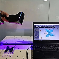 Nouveaux points de marquage pour scanner 3D réfléchissants, film haute résistance à la déchirure, 5 feuilles, 50 points, USB, garantie 1 an, numérisation précise