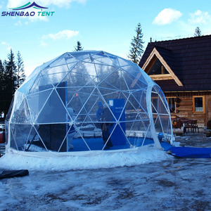 Shenbao lujo prefabricado cúpula transparente tienda <span class=keywords><strong>casa</strong></span> al aire libre familia restaurante Hotel <span class=keywords><strong>alquiler</strong></span> Material <span class=keywords><strong>casa</strong></span> verde - Product Image 6