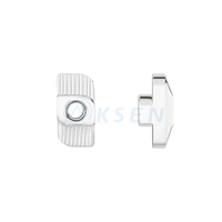 Écrou en T en acier inoxydable 304, type 20/30/40/45, norme européenne et nationale, écrou coulissant pour profilé en aluminium, tête de marteau en forme de navire