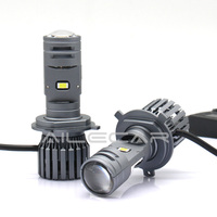 Phare de voiture Y25 42W Bi-LED H4 Mini avec température de couleur 6500K, état neuf, source de puce pour feux de croisement pour modèles de voitures