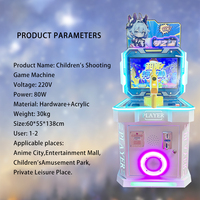 Machine de jeu d'arcade de tir à monnayeur pour intérieur avec certification CE et support en anglais pour enfants