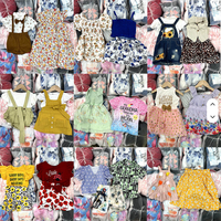 Lots de vêtements d'été usagés pour enfants de différentes tailles, marque TPS, en polyester/coton, en balles propres, stock de liquidation mode