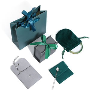 Caja de Embalaje de Joyería de Lujo con Forma de Libro, Caja de Regalo de Cartón con Logotipo Personalizado, Bolsa de Papel con Cinta, Embalaje Ecológico - Product Image 2
