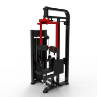Machine de rotation du tronc à charges réglables, équipement de gym commercial en acier Q235, appareil d'entraînement abdominal pour la rotation du tronc