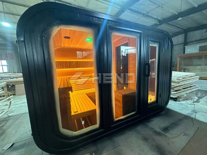 Sauna de infrarrojos de leña para 1 persona, móvil, con terapia de luz y ozono, de bajo precio, suministro directo de fábrica para interiores. - Product Image 4