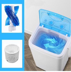 Household Clothes and Shoe Washing Machine Semi Automatic Top Load Wash Machine Simple and Multifunctional Small Compact Design - Product Image 6