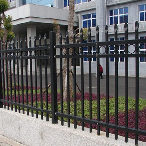 Thương mại công nghiệp ép giáo hàng đầu-Bảng điều khiển hàng rào an ninh nhôm-màu đen mờ - Product Image 5