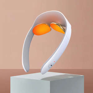 Masajeador de Cuello Eléctrico Inteligente con Compresión Caliente EMS, Personalizado de Fábrica OEM, Portátil y de Bolsillo - Product Image 4
