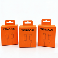 Emballages personnalisés en carton recyclable écologique pour protecteurs d'écran de téléphones/tablettes, avec logo et finition mate transparente.