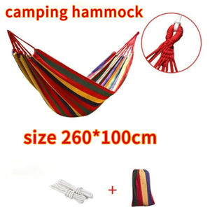 Fabrication directe de hamac toile coton pliant portable simple double hamac suspendu pour randonnée en plein air camping - Product Image 5