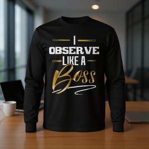 Camiseta de Manga Larga Promocional Observe Like A Boss - Product Image 3