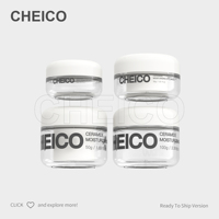 Pot en plastique avec couvercle spiralé pour crème visage ; contenants de 30g/50g pour produits de soin de la peau, logo personnalisé disponible, OEM