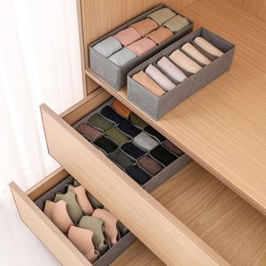 Sock Underwear <b>Drawer</b> Organizer Dividers, Foldable Fabric Dresser Closet Organizers and Storage Bins for Clothing, Baby Clothes - Product Image 4