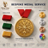 Médaille de récompense sportive 3D personnalisée en alliage de zinc avec logo sur mesure Or Argent Bronze pour Football Basketball Danse Course à pied avec ruban