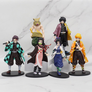 Nuovo design demone Slayer giocattoli anime <span class=keywords><strong>figure</strong></span> Kamado Tanjirou Kamado <span class=keywords><strong>Nezuko</strong></span> Agatsuma Zenitsu hashibra Inosuk cartoni animati pvc <span class=keywords><strong>figure</strong></span> - Product Image 3
