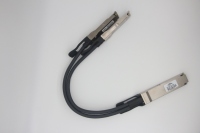 Direct Attach Copper/Fiber Optic 400G OSFP to 2QSFP112 Cable 0.5M Passive DAC for Data Center & FTTH