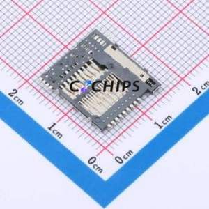 HYCW02-MSD18-130B SD Card / Memory Card Connector SMD Connector Self-Return Type MicroSD Card (TF Card) Card Holder With - Product Image 2