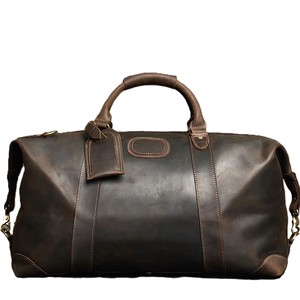 Bolsas de Viaje de Cuero para Hombre, Ligeras, Gran Capacidad, Elegantes, para Viajes de Negocios, Bolsa de Viaje - Product Image 1