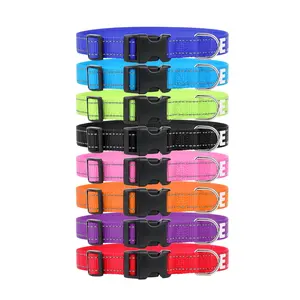 <span class=keywords><strong>Collar</strong></span> de perro de servicio de nuevo diseño 2023, <span class=keywords><strong>collar</strong></span> de perro personalizado de fábrica con diseño de tira reflectante ajustable - Product Image 5