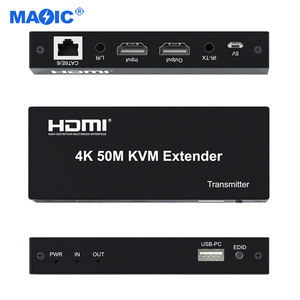 Équipements Audio Vidéo 4k 30hz 50m HDMI USB 2.0 KVM Extender Over CAT 6 CAT 6e KVM Extender for HDTV Mouse Keyboard - Product Image 5