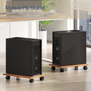 Support de PC mobile ventilé, support de tour d'ordinateur, support de tour avec <span class=keywords><strong>roulettes</strong></span>, support de CPU sous le bureau, convient à la plupart des tours d'ordinateur - Product Image 3