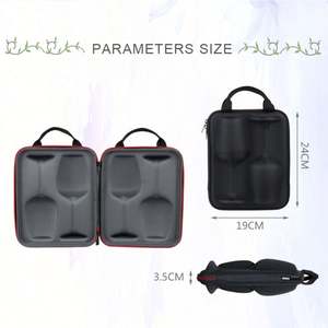Estuche Portátil Personalizable de EVA para Copas de Vino, Resistente a Impactos, Bolsa para Botella de Vino Tinto con Estilo Inglés y Color Personalizado - Product Image 2