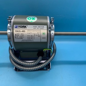 มอเตอร์ York YSK25-4BD 220V 50Hz 25W แบบเพลาคู่ สำหรับอะไหล่เครื่องปรับอากาศส่วนกลาง - Product Image 2