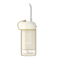 Mini irrigador de agua retráctil, tanque de 150ml, batería de 1100mAh para irrigador bucal, accesorio de viaje ultraportátil