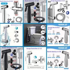 <span class=keywords><strong>LOWO</strong></span> Pulverizador de bidé Shattaf portátil con especificaciones multi-m Mercado, venta al por mayor de fábrica, pulverizador para mujeres para inodoro - Product Image 1