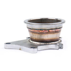 Adaptador Turbo Tipo V de Acero Inoxidable de 3 Pulgadas para Modificación de Automóviles, Compatible con Brida T3/T4 para Piezas de Turbocompresor - Product Image 3