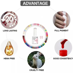 Kinnco 80 màu sắc Hema miễn phí Gel đánh bóng bán buôn Nail Nguồn cung cấp 12 ml tùy chỉnh nhãn hiệu riêng UV Nail Gel Polish - Product Image 5