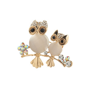 Broche de Búho de Aleación de Zinc con Forma de Animal, Accesorio de Moda para Mujer, Regalo - Product Image 4