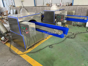 เครื่องตัดผักผลไม้อัตโนมัติ ขนาด 400 กิโลกรัมต่อชั่วโมง สำหรับหั่นพริกแดง เหลือง เขียว ครึ่งชิ้น - Product Image 6