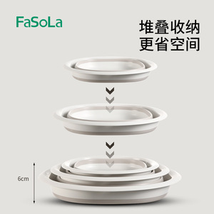 FaSoLa Foldable Washbasin Small Medium Large Portable Travel Basin For Student Dorm Baby Use - Product Image 4